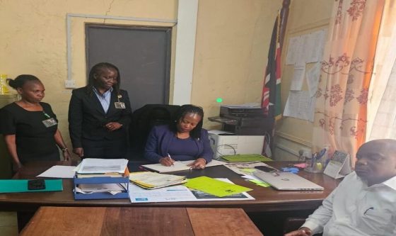 Chief Registrar Visits Mukurweini Law Courts